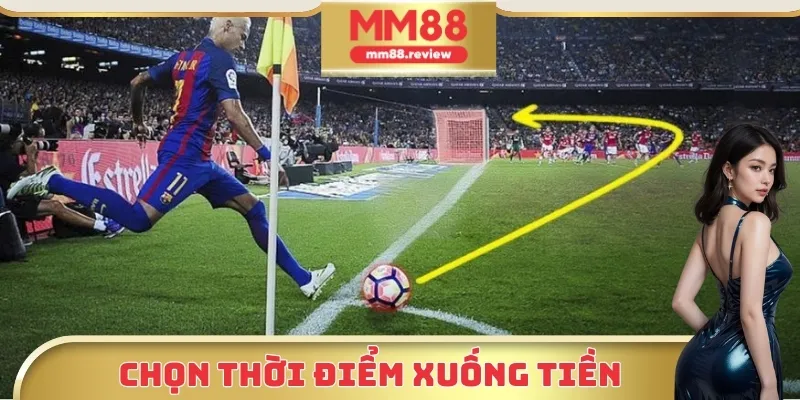 Chọn thời điểm để xuống tiền với kèo phạt góc MM88