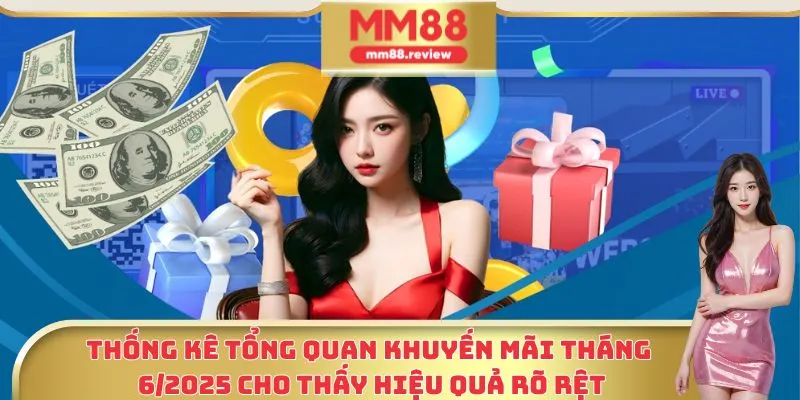 Thống kê tổng quan khuyến mãi tháng 6/2025 cho thấy hiệu quả rõ rệt