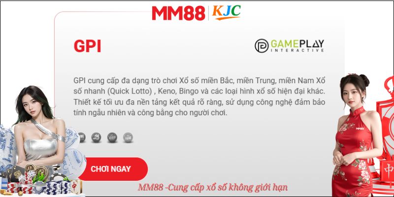 MM88 cung cấp xổ số không giới hạn